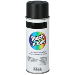 Rust-Oleum Touch 'n Tone All-Purpose Spray Paint Black 10oz Rust-Oleum Touch 'n Tone All-Purpose Spray Paint Black 10oz